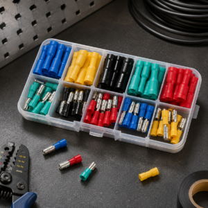Insulated Crimp Terminal Connector Kit (100pcs)